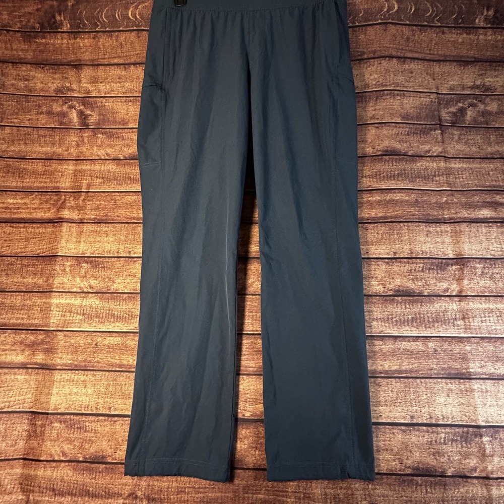 Kuhl Mens Pull On Hiking Travel Pants Blue Lightweight Stretch Roll Up XL Reg